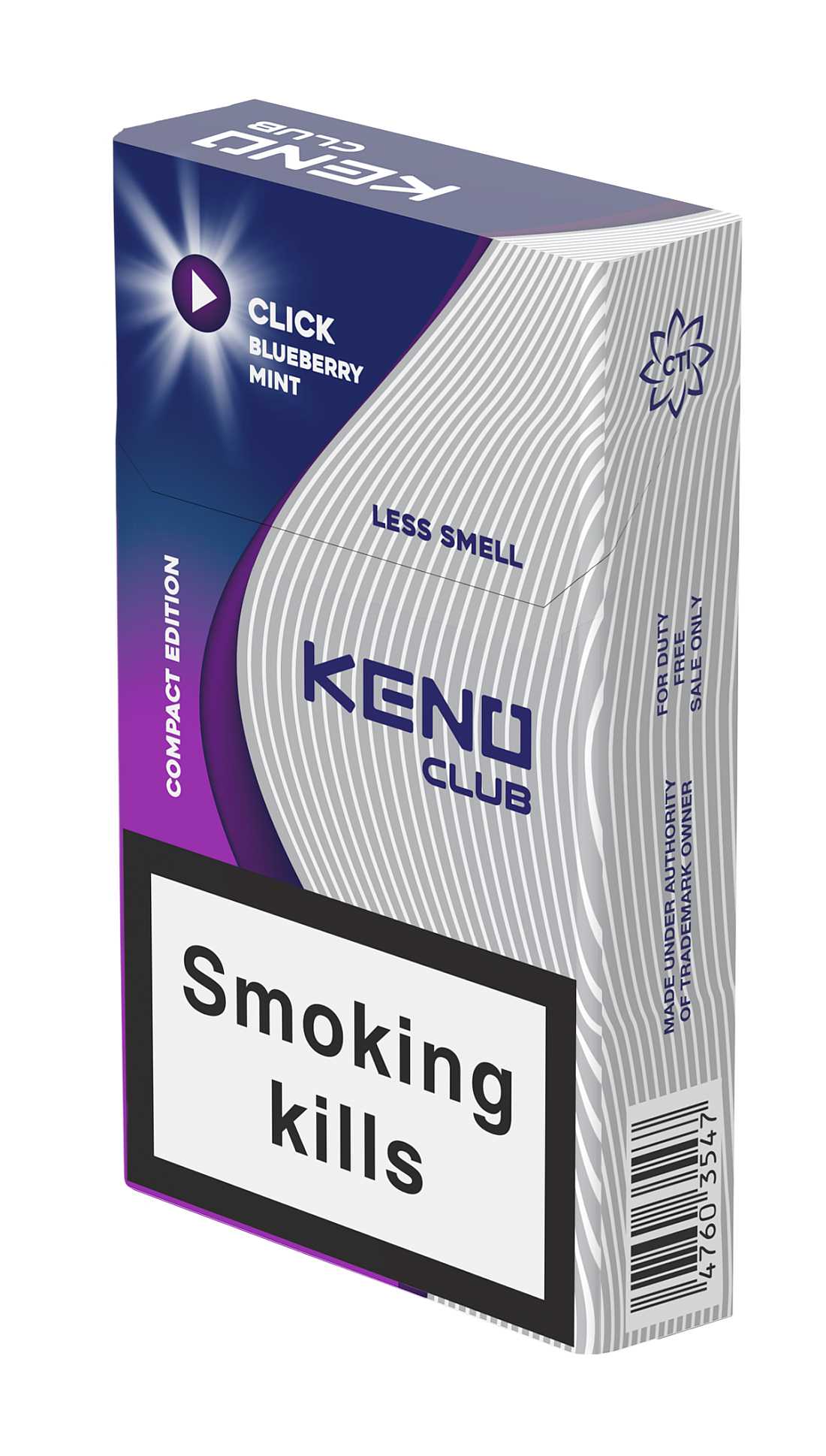 Keno Club Blueberry Mint Click Yabanmersini ve Nane Aromalı Sigara